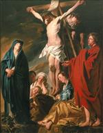 Jacob Jordaens - Bilder Gemälde - Crucifixion 