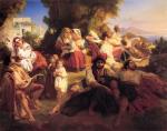 Franz Xavier Winterhalter - paintings - Il dolche far niente