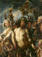 Jacob Jordaens  - Bilder Gemälde - The Triumph of Bacchus