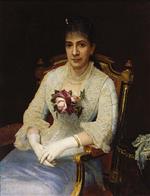Iwan Nikolajewitsch Kramskoi - Bilder Gemälde - Portrait of a Lady