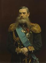 Iwan Nikolajewitsch Kramskoi - Bilder Gemälde - Portrait of Count Frederick Maurice van Heiden
