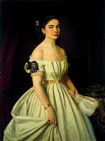 Iwan Nikolajewitsch Kramskoi - Bilder Gemälde - Portrait of Duchess Ekaterina Vasilchikova