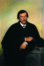 Iwan Nikolajewitsch Kramskoi  - Bilder Gemälde - Portrait of Painter and Photographer Mikhail Tulinov