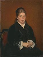 Iwan Nikolajewitsch Kramskoi  - Bilder Gemälde - Portrait of Sofia Sergeyevna Botkina