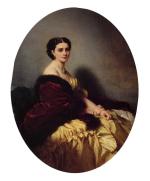Franz Xavier Winterhalter - paintings - Madame Sofya Petrovna Naryschkina