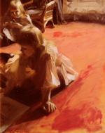 Anders Zorn - Bilder Gemälde - Portrait der Tochter von Ramon Subercasseaux