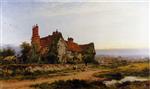 Benjamin Williams Leader - Bilder Gemälde - An Old Surrey Home
