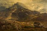Benjamin Williams Leader  - Bilder Gemälde - Glyder Fawr, Snowdon Range