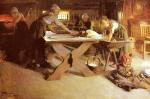 Anders Zorn - paintings - Brodbaket