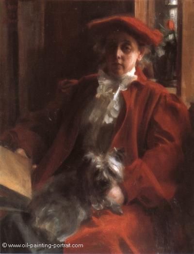 Emma Zorn and Mouche the dog
