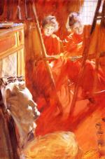 Anders Zorn - paintings - Les Demoiselles Schwartz