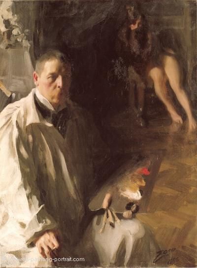 Self Portrait with a Modell