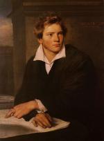 Franz Xavier Winterhalter - Peintures - Portrait d'un jeune architecte