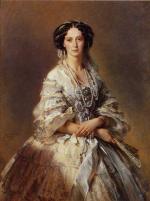 Franz Xavier Winterhalter  - Peintures - L'impératrice Maria Alexandrova de Russie