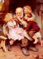 Arthur John Elsley - paintings - Grandfathers Favourites