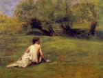 Thomas Eakins - Bilder Gemälde - An Arcadian