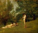 Thomas Eakins - Peintures - Arcadie