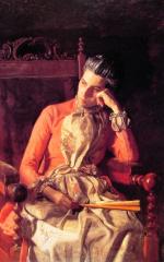 Thomas Eakins - Peintures - Mlle Amelia Van Buren