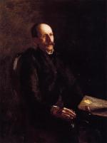 Thomas Eakins  - Peintures - Portait de Charles Linford l'artiste