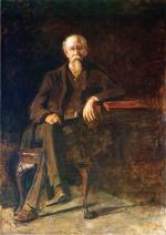 Thomas Eakins  - Bilder Gemälde - Portrait von Dr. William Thompson