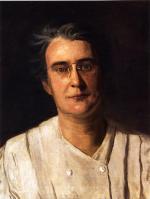 Thomas Eakins  - Bilder Gemälde - Portrait von Lucy Langdon Williams Wilson