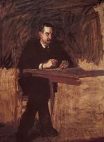 Thomas Eakins  - Peintures - Portrait du professeur Marks