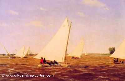 Sailboats Racing on the Deleware