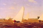 Thomas Eakins  - Peintures - Course de voiliers sur le Deleware