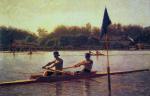 Thomas Eakins  - Bilder Gemälde - Die Gebrüder Biglin erreichen die Boje