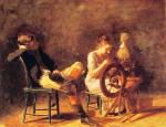 Thomas Eakins  - Bilder Gemälde - Das Werben