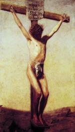 Thomas Eakins  - Bilder Gemälde - Die Kreuzigung