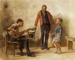 Thomas Eakins  - paintings - The Dancing Lesson