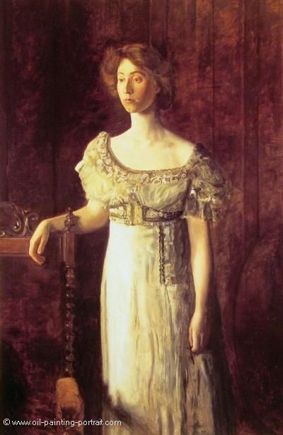 The Old Fashioned Dress (Portait of Miss Helen Parker)