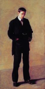 Thomas Eakins  - paintings - The Thinker (Portait of Louis N Kenton)