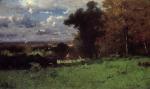 George Inness - Bilder Gemälde - Ein stürmischer Herbst