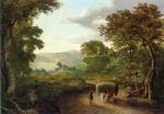 George Inness - Peintures - Les collines de Bergshire