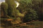 George Inness - Bilder Gemälde - Crowells Brücke