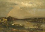George Inness - Peintures - Arc-en-ciel à Delaware