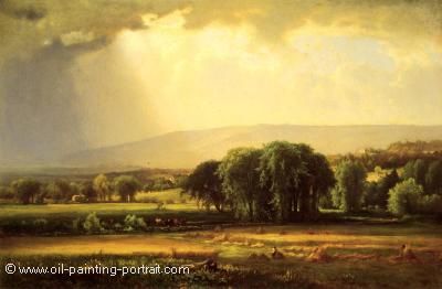 Harvest Scene in a Delaware Valley