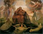 Anne Francois Louis Janmot - painting - The Poem of the Soul (Devine Genesis)