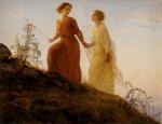 Anne François Louis Janmot - paintings - The Poem of the Soul (On the Mountain)