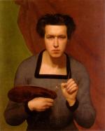 Anne Francois Louis Janmot - painting - Portrait of the Artist