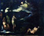 Paul Cezanne - Peintures - Baigneurs