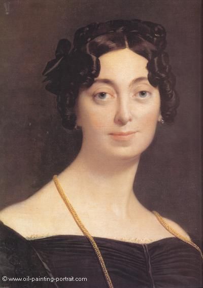 Madame Jacques Louis Leblanc (Francoise Poncelle) Detail