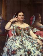 Jean Auguste Dominique Ingres - Bilder Gemälde - Madame Paul Siegberts Moitessier Seated