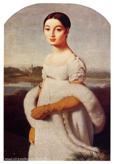 Portrait of Mademoiselle Caroline Riviere