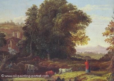 Italian Landscape with Adueduct