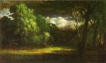 George Inness  - paintings - Medfield Massachusetts