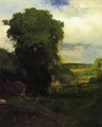 George Inness  - Peintures - Dans le milieu de l'été