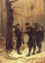 Alphonse de Neuville - painting - The Post of Danger